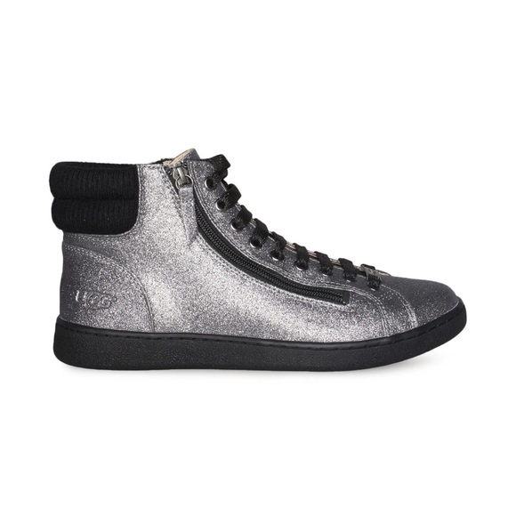 UGG olive gunmetal glitter sneakers shoes - Picture 8 of 8